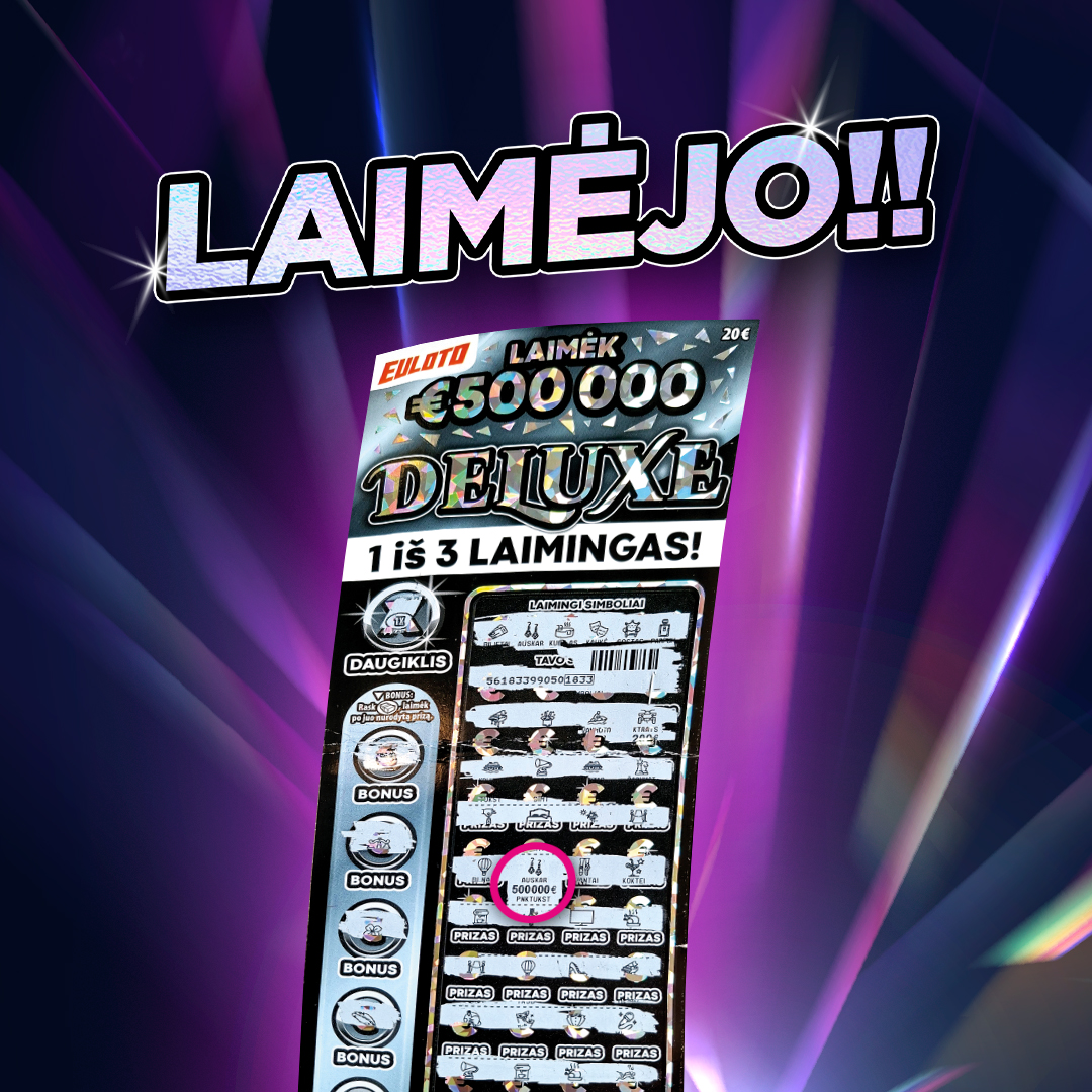 Loterijų bilietai internete - loto.lt